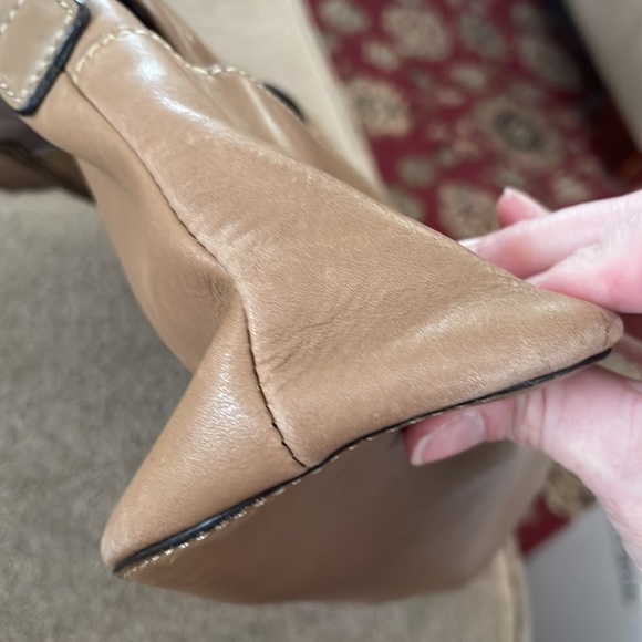 VINTAGE FOSSIL 25082 GENUINE LEATHER BROWN SHOULDER BAG PURSE - Picture 11 of 11